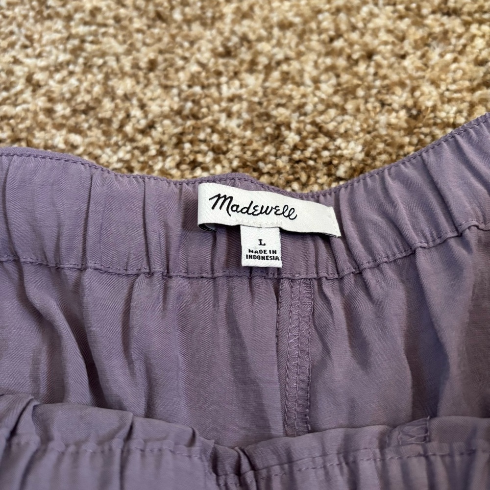 Madewell || Softdrape Modal Wide Leg Pull On Pants Size L - Picture 8 of 15